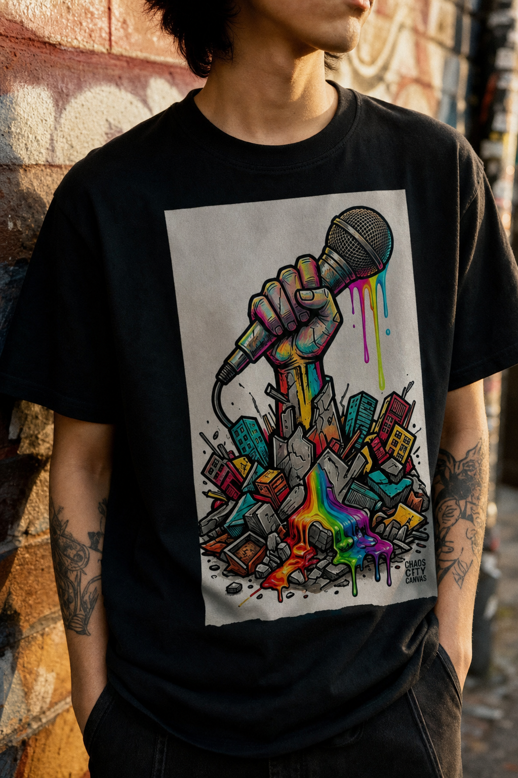 Chaos City Canvas streetwear