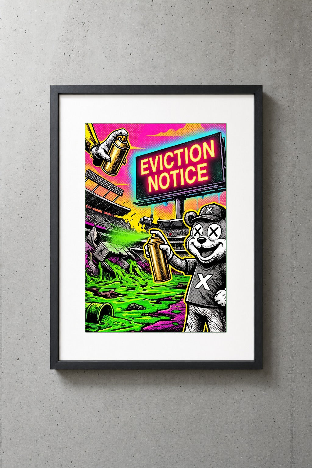 Bread & Circuses (KC Edition) archival giclée art print by Chaos City Canvas