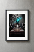 Dead Phone at a Funeral archival giclée art print by Chaos City Canvas