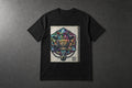 Sealed Gate heavyweight black tee by Chaos City Canvas