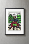 Give Until It Hurts archival giclée art print by Chaos City Canvas