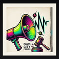 Objection archival giclée art print by Chaos City Canvas
