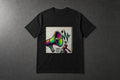 Objection heavyweight black tee by Chaos City Canvas