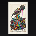 Amplify archival giclée art print by Chaos City Canvas