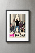 Not For Sale archival giclée art print by Chaos City Canvas