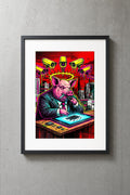 Surveillance / Consume archival giclée art print by Chaos City Canvas